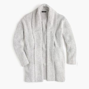 NWT J. Crew Ribbed Shawl Cardigan